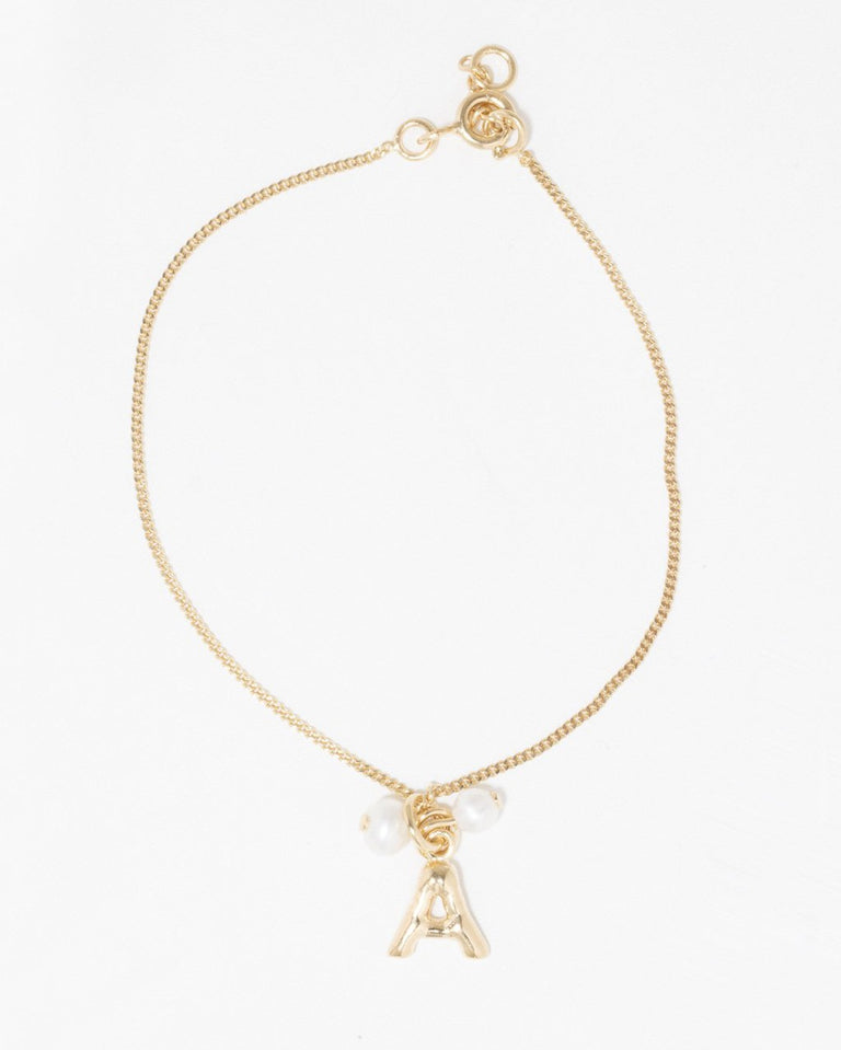 Classicworks™ A - Bracelet en vermeil et perles