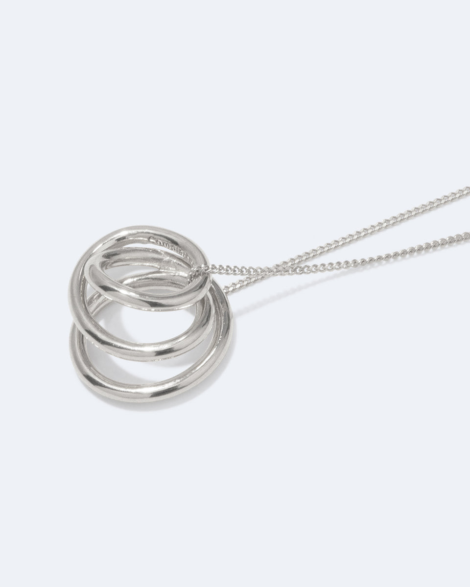 Pendentif Plaqué Platine - Flow