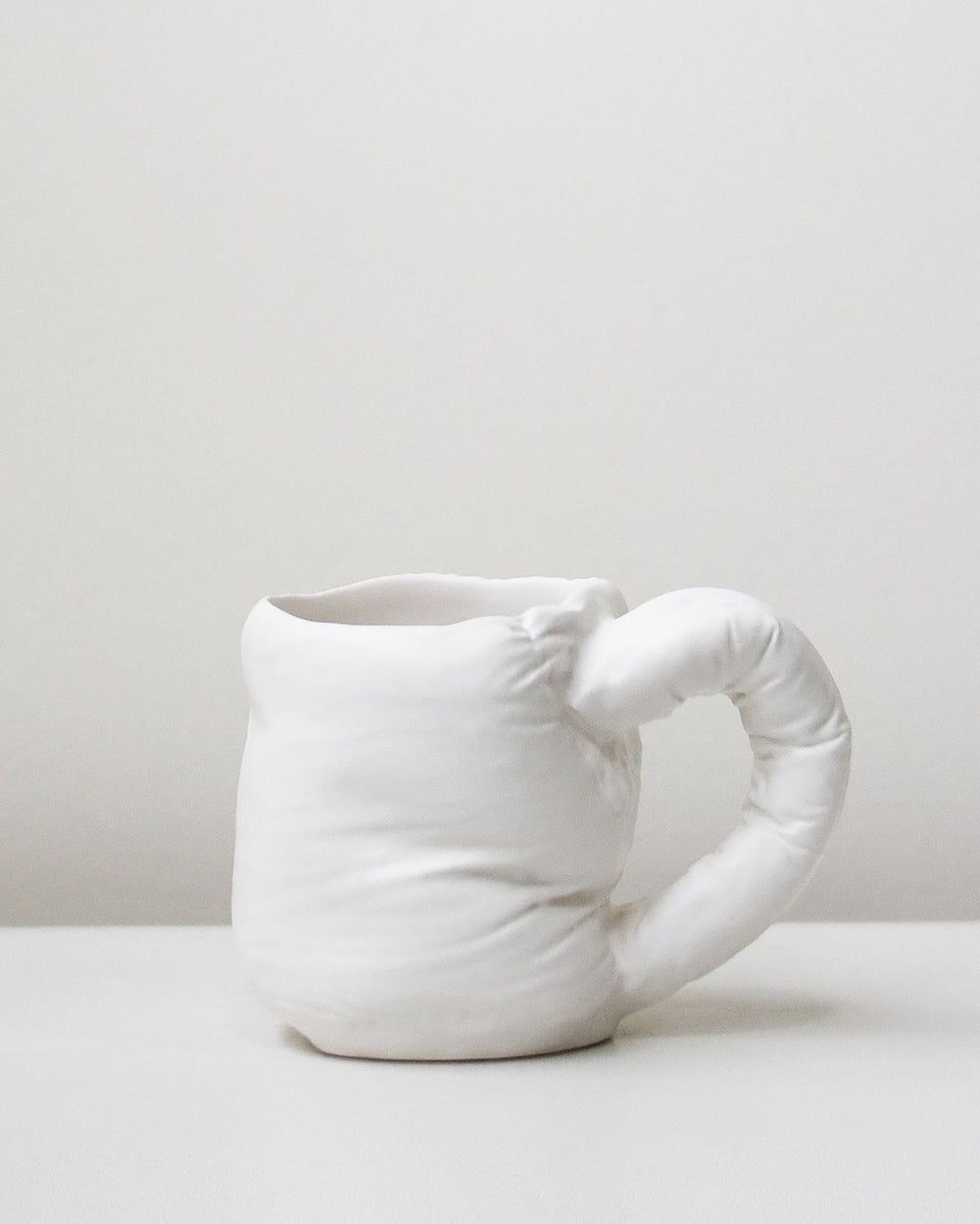 "Stuffed" - Mug in Matte White