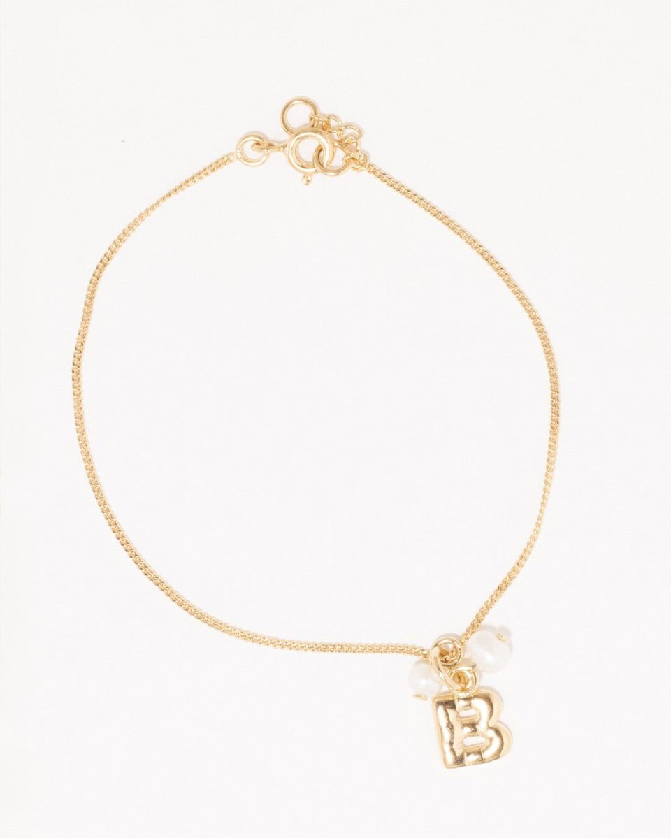 Classicworks™ B - Bracelet en vermeil et perles