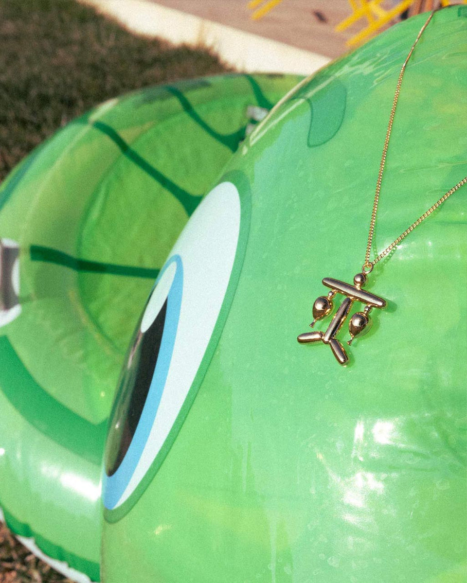 Classicworks™ Pisces Zodiac Balloon - Gold Plated Pendant