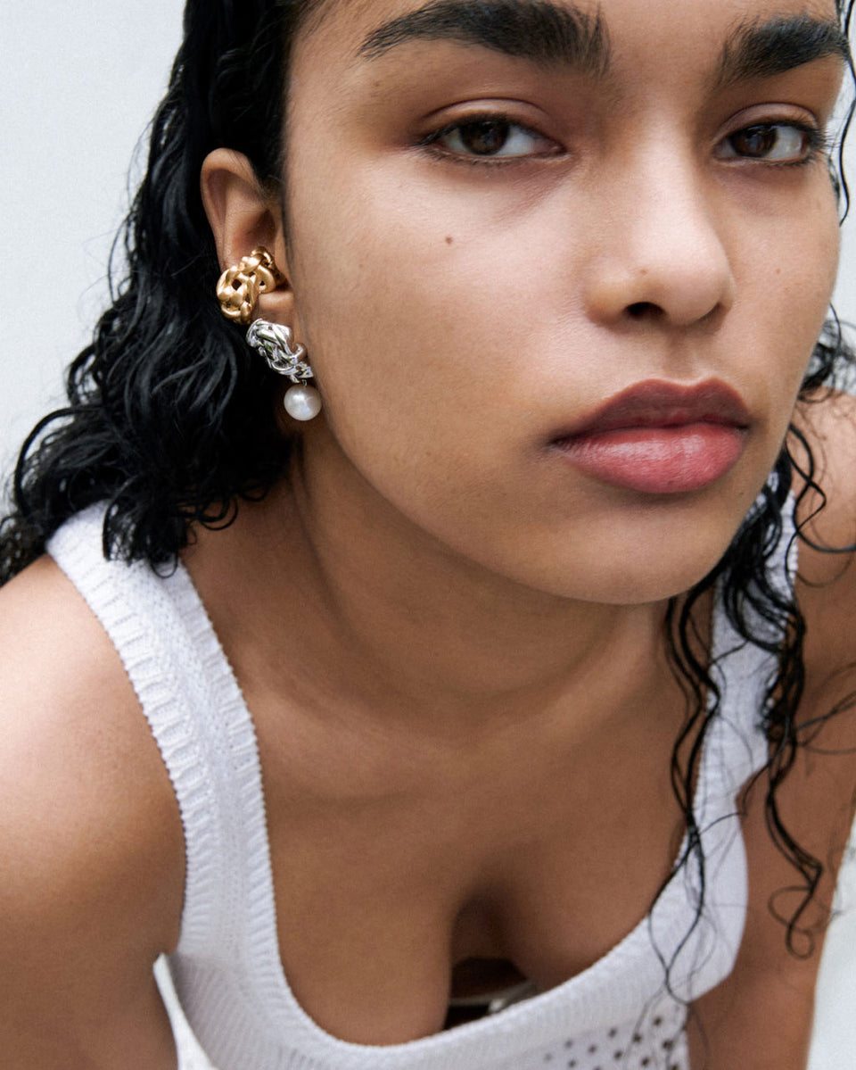 Woven - Recycled Gold Vermeil Ear Cuff