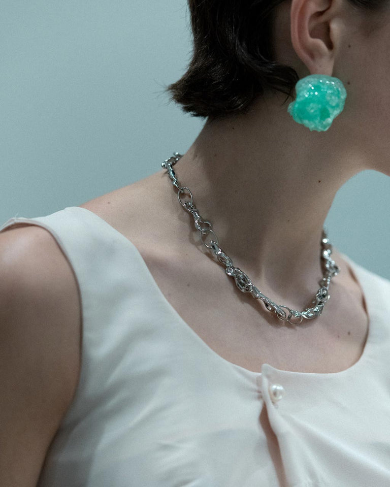 Treacle - Rhodium Plated Necklace