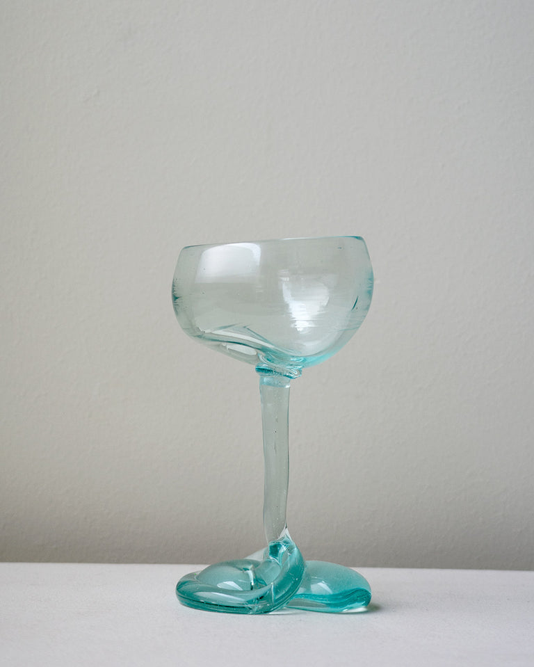 Thaw - Recycled Coupe Glass in Clear