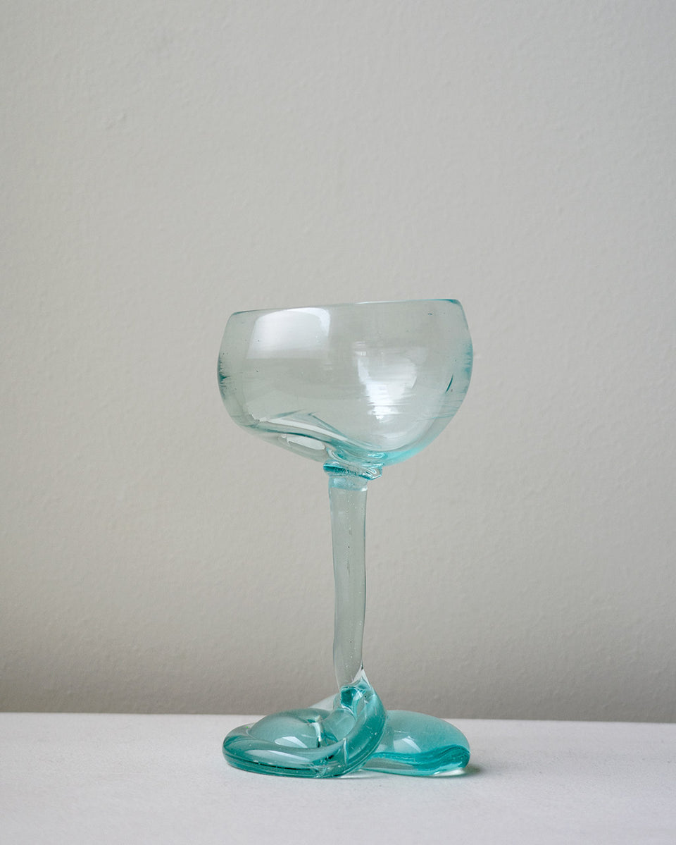 Thaw - Recycled Coupe Glass in Clear