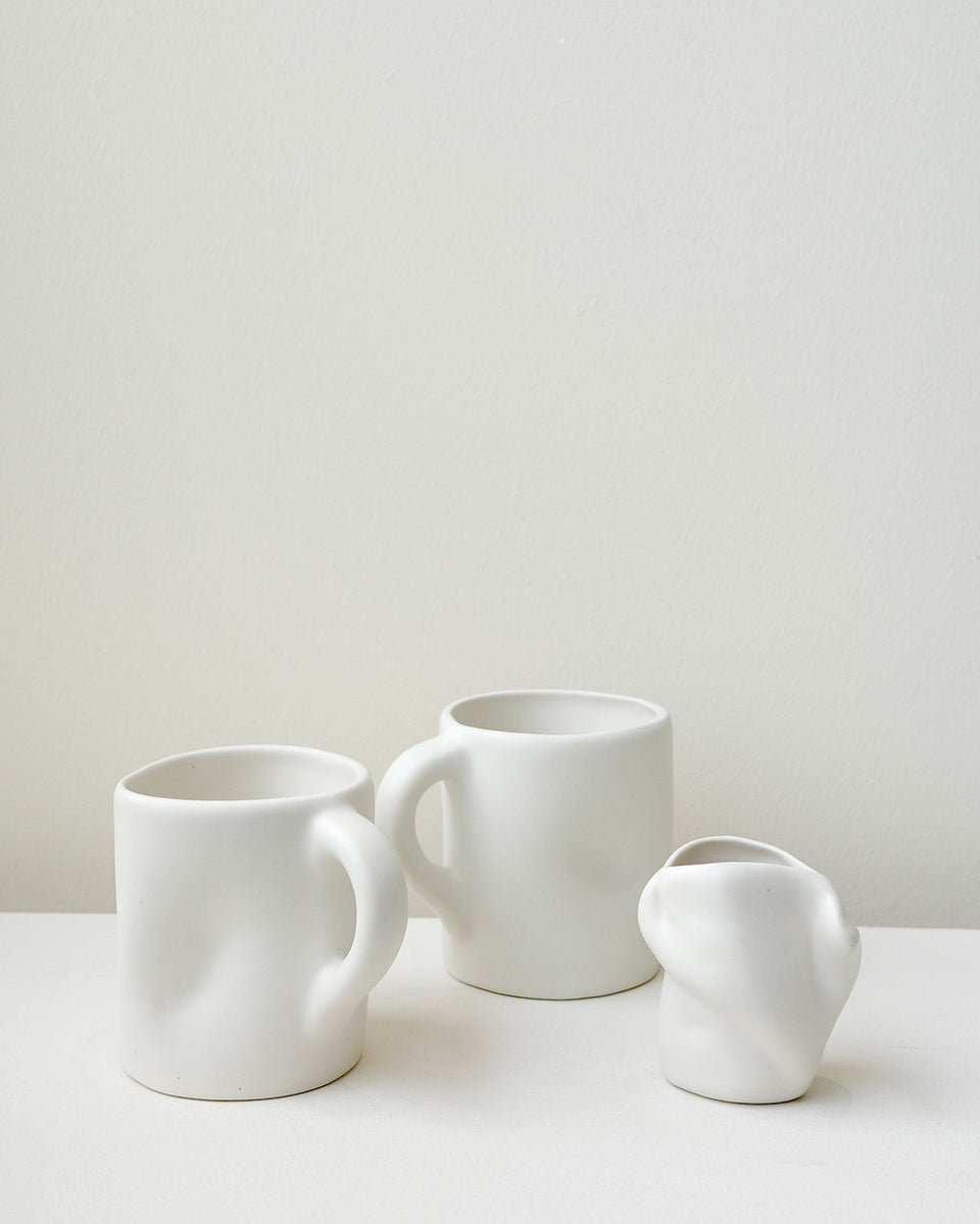 Bumpity Bump Bump - Mug in Matte White