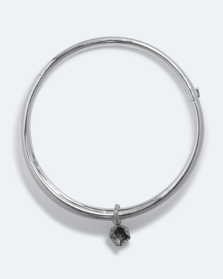 Vraiment vraiment sans genre - Collier ras de cou pendentif plaqué argent
