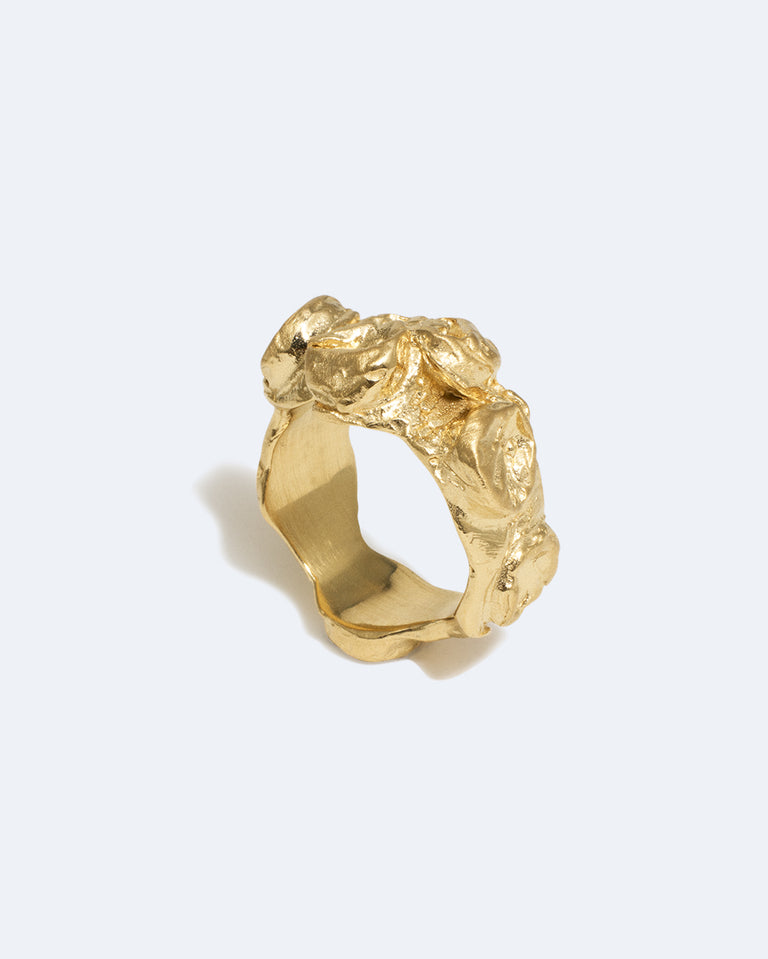 Bague Bulle - Plaqué Or Vermeil