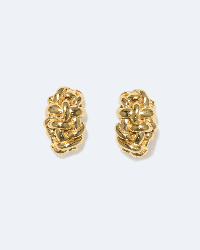 Les chemins de la mémoire - Boucles d'oreilles en vermeil recyclé