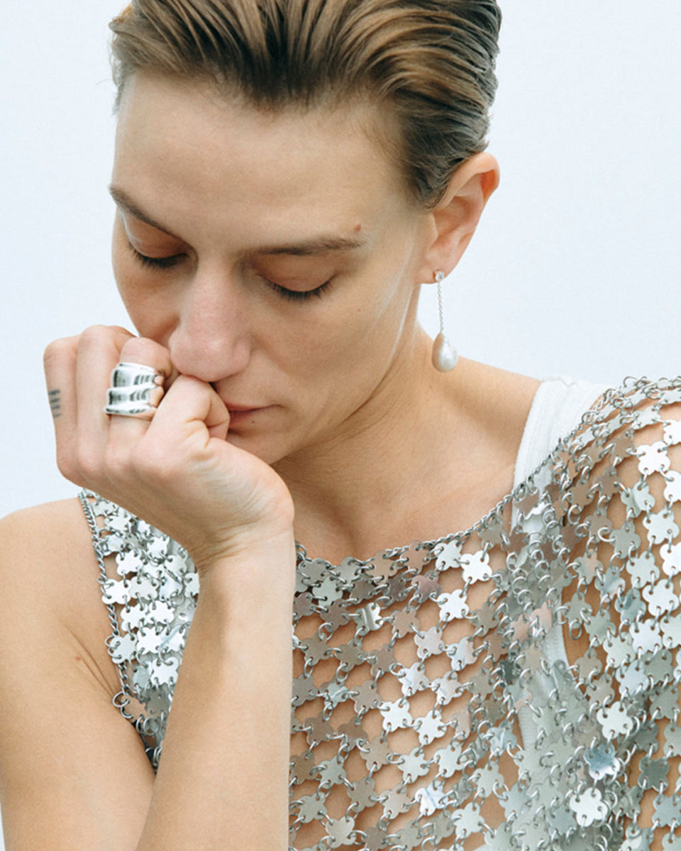 Estran - Bague en argent recyclé