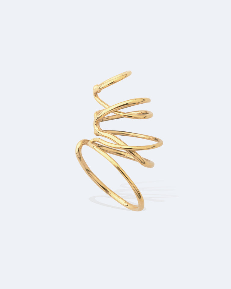 Bend in the River - Recycled Gold Vermeil Ear Cuff