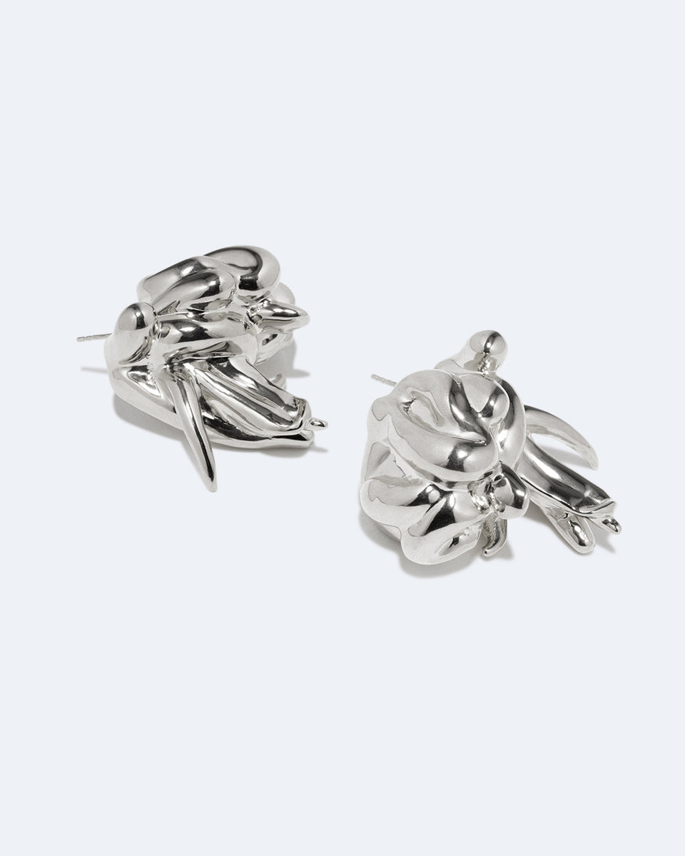 General Strike - Recycled Silver Earrings