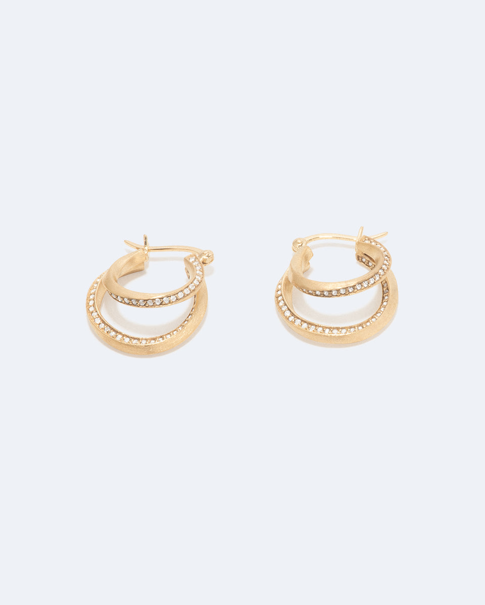 Banlieues – Boucles d'oreilles en vermeil