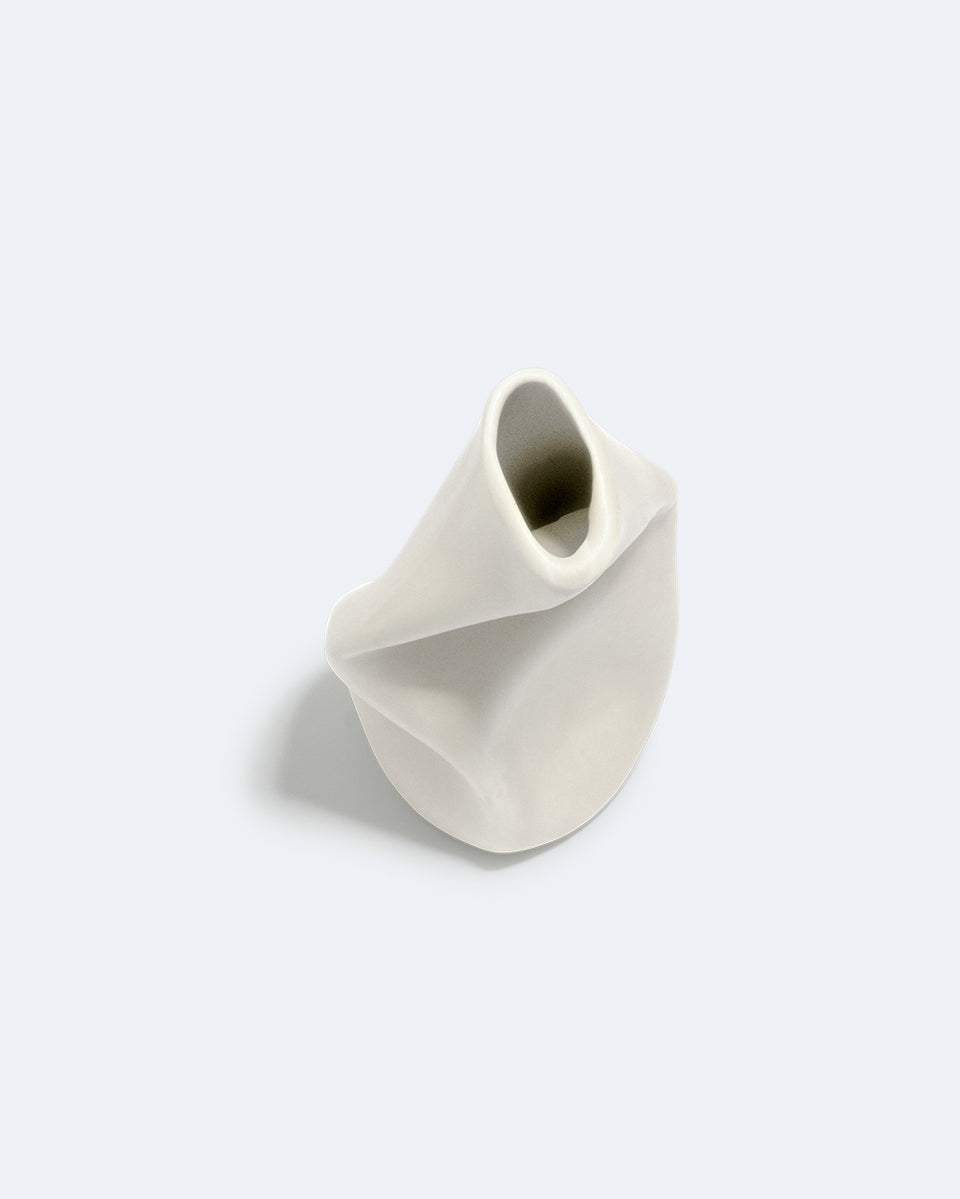 Yesterday is History - Vessel in Matte White