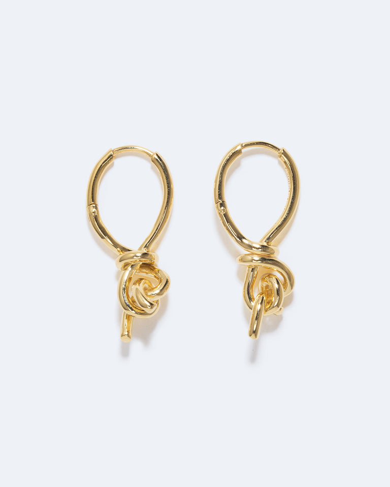 Boucles d'oreilles "Notsobig" Thread I - Vermeil en Or Recyclé