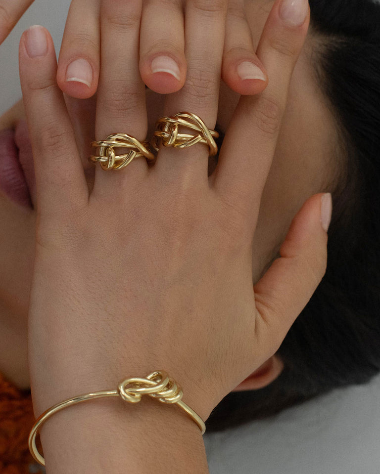 Bague Nœud - Vermeil Or