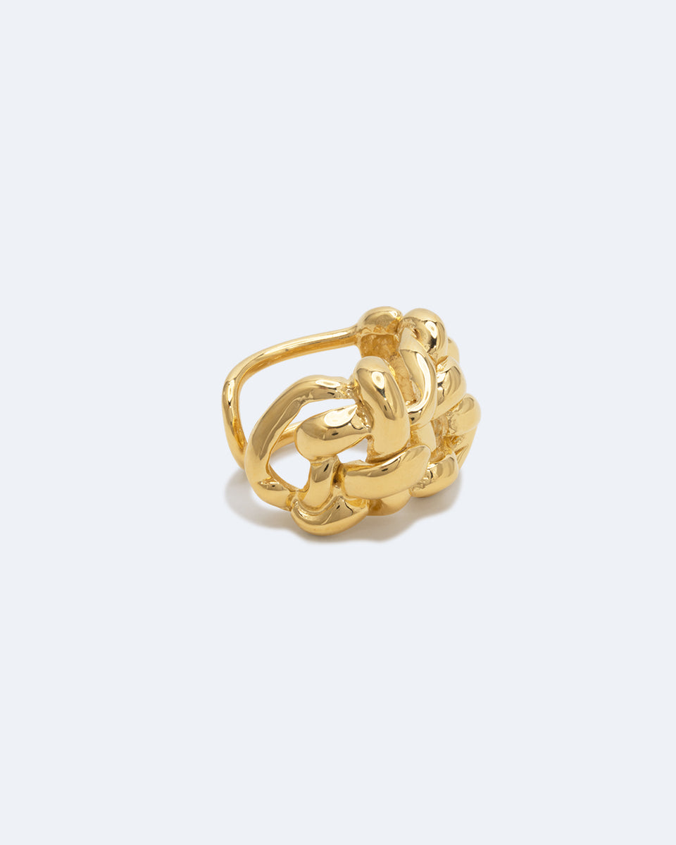 Woven - Recycled Gold Vermeil Ear Cuff