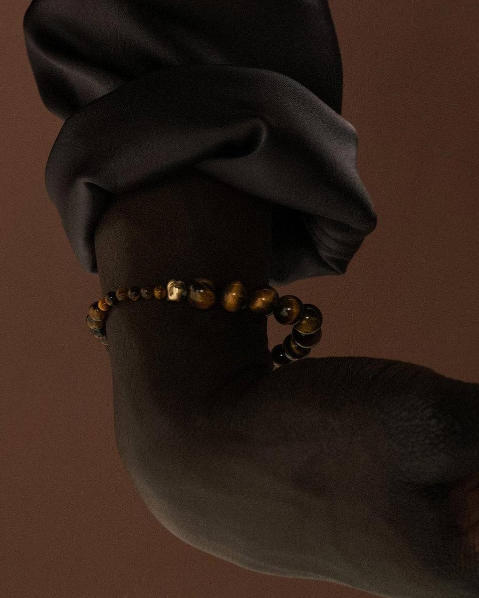 Tidelands - Sodalite and Recycled Gold Vermeil Bracelet