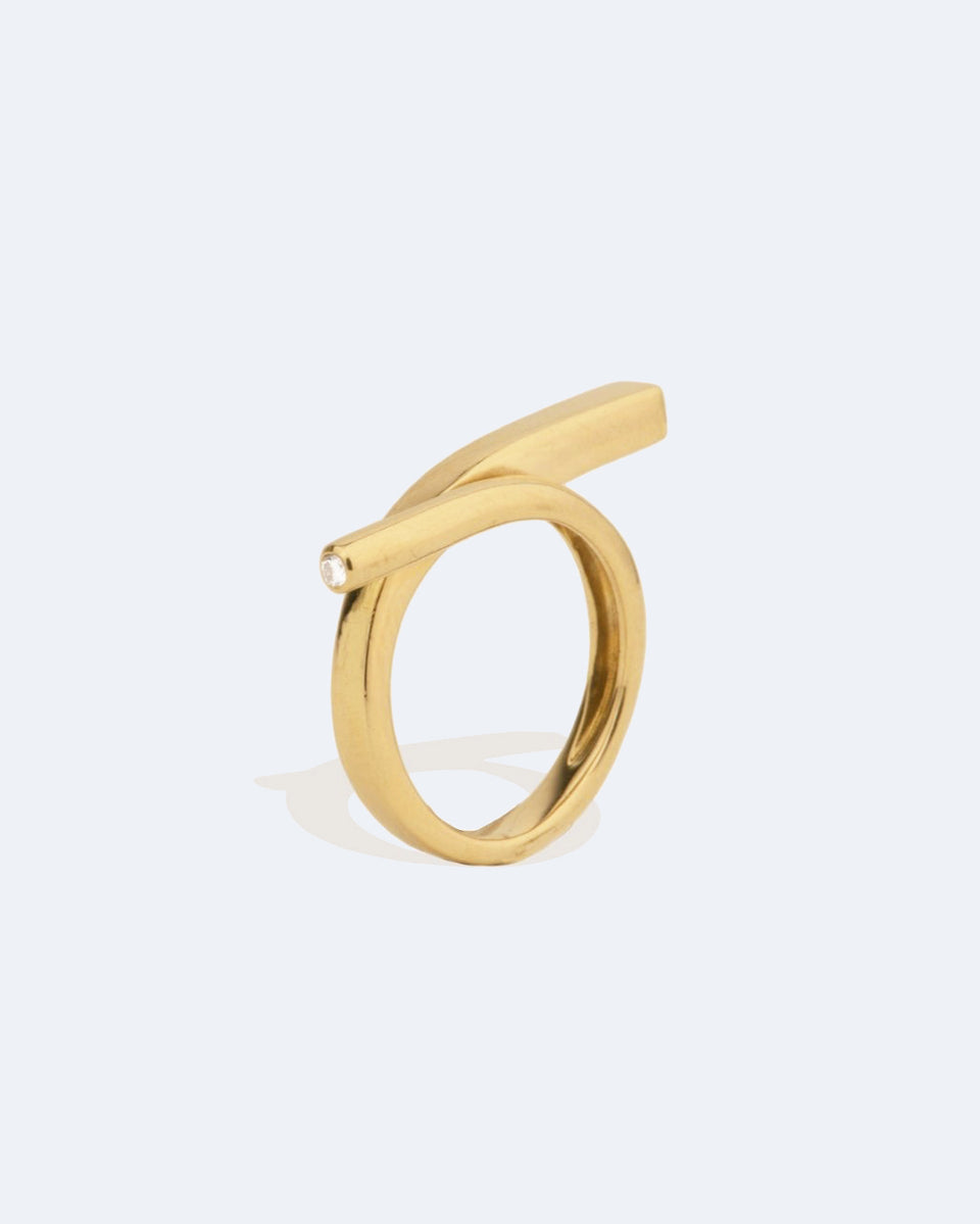 Bague Vol – Or jaune 18 carats et Diamants