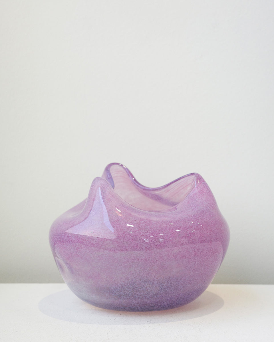 The Bubble to End all Bubbles - Recycled Glass Vase in Pink