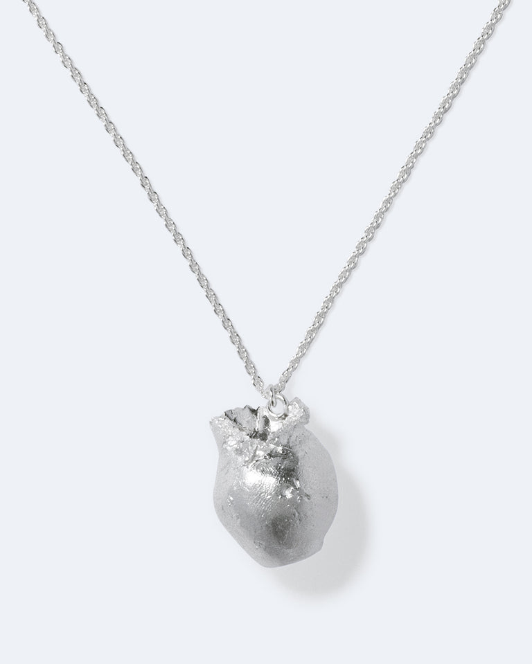 Pendentif plaqué argent - Argile