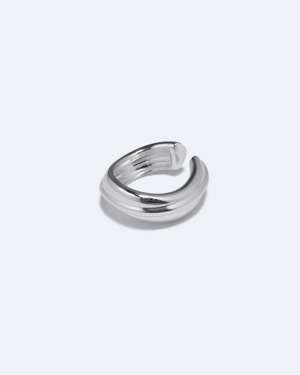 Est-ce captivant ? - Lot de 3 boucles d'oreilles manchette plaquées argent