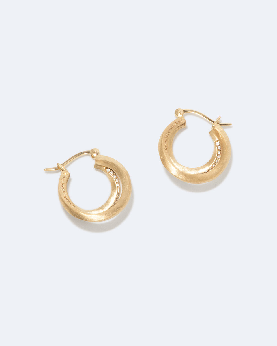 Banlieues – Boucles d'oreilles en vermeil
