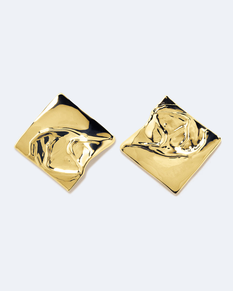 You're Overthinking Again - Recycled Gold Vermeil Earrings