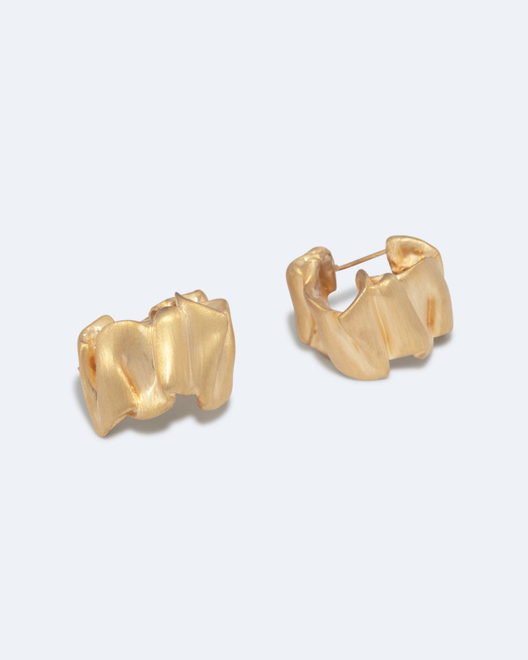 R2255- Boucles d'oreilles plaquées or