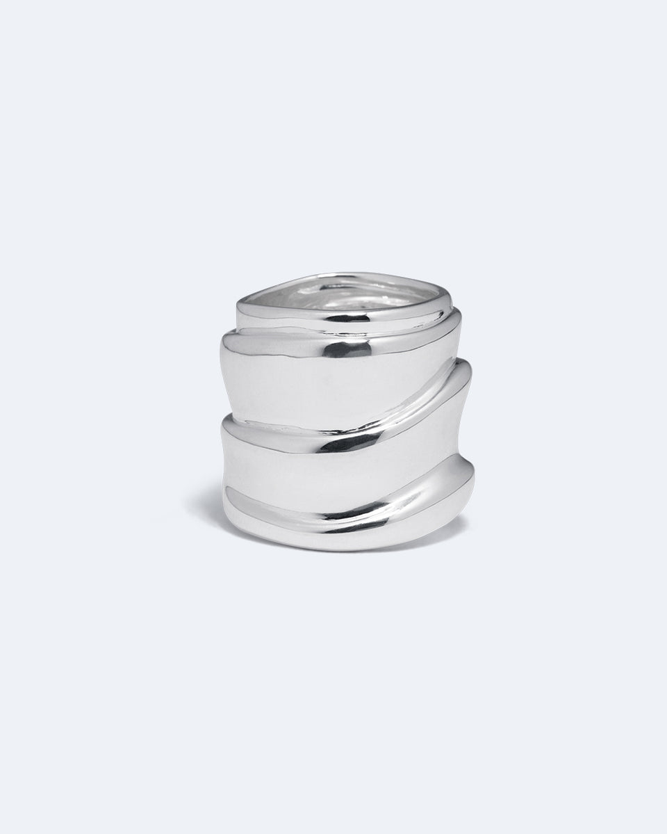 Estran - Bague en argent recyclé