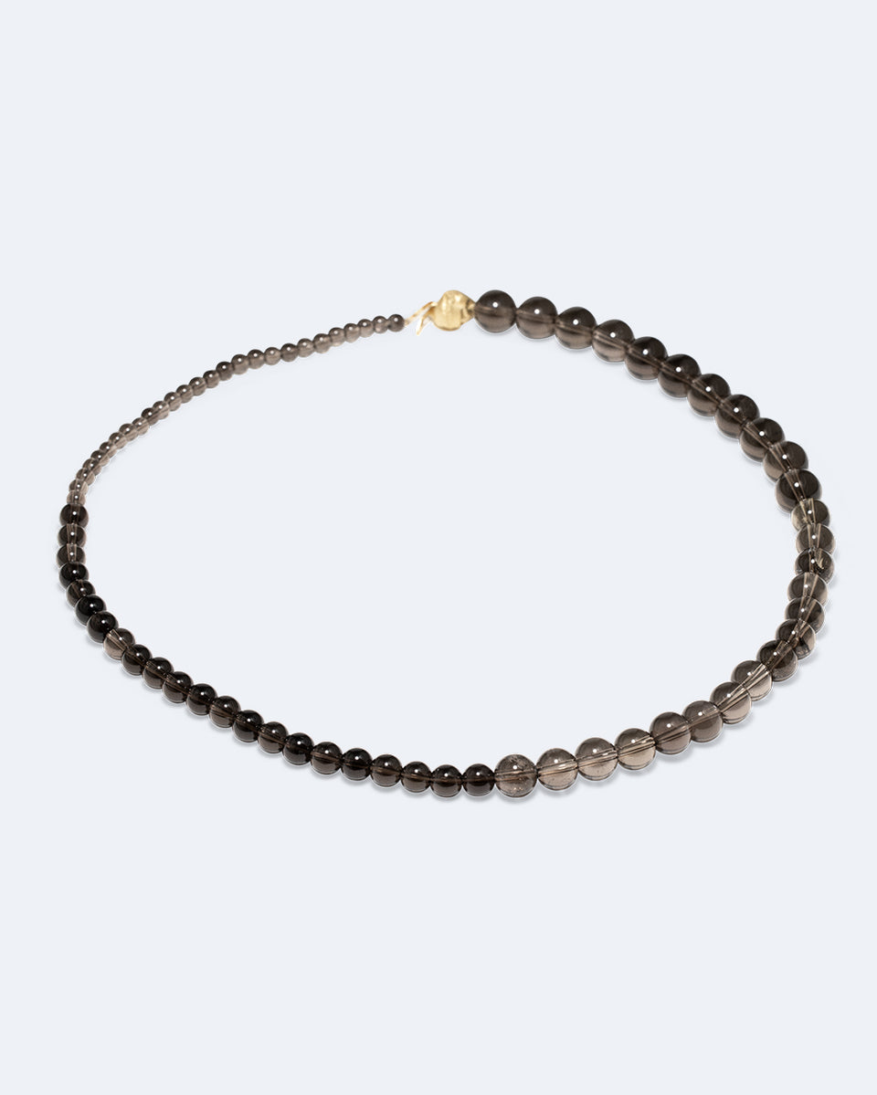 Tidelands - Smoky Quartz and Recycled Gold Vermeil Necklace