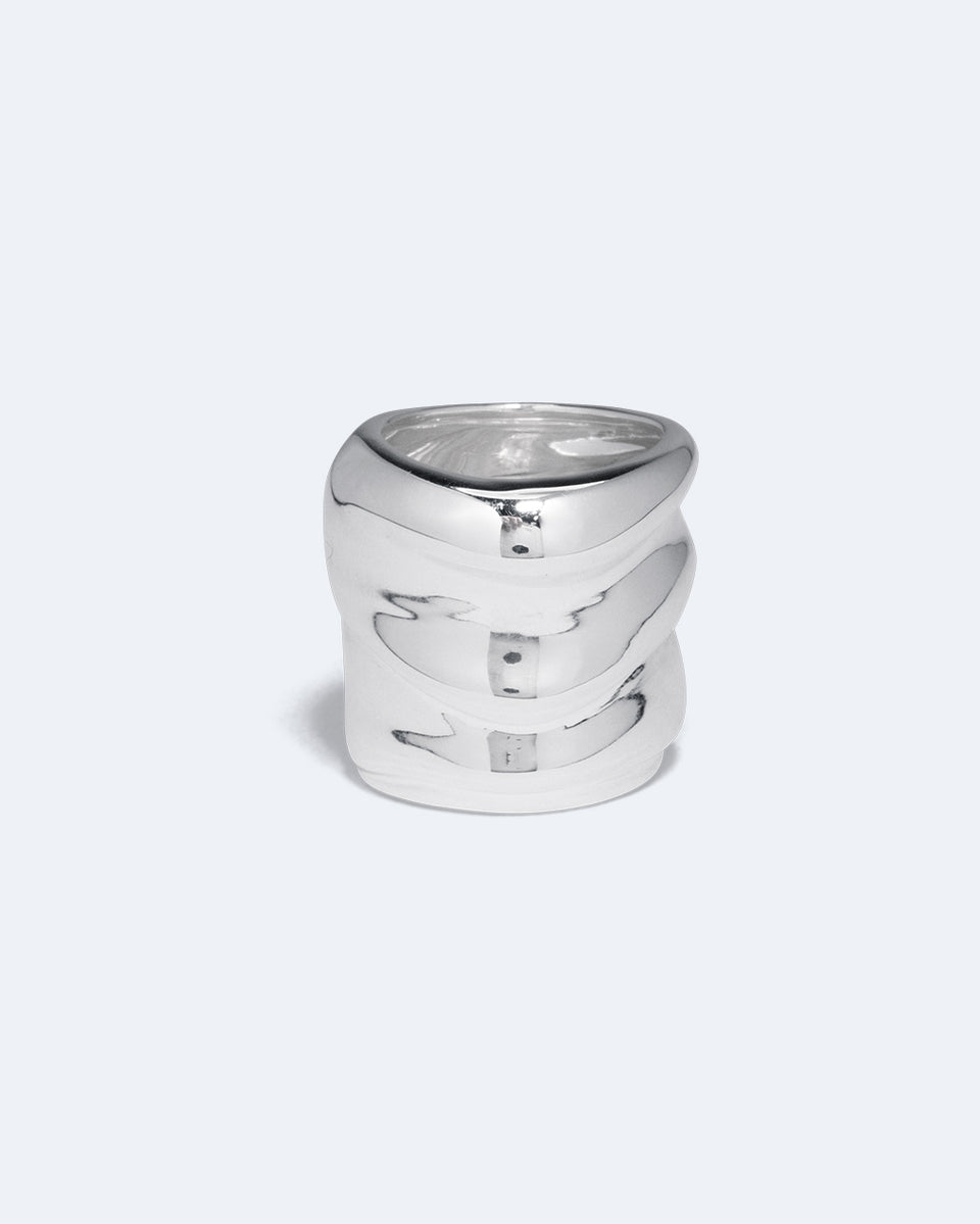 Estran - Bague en argent recyclé
