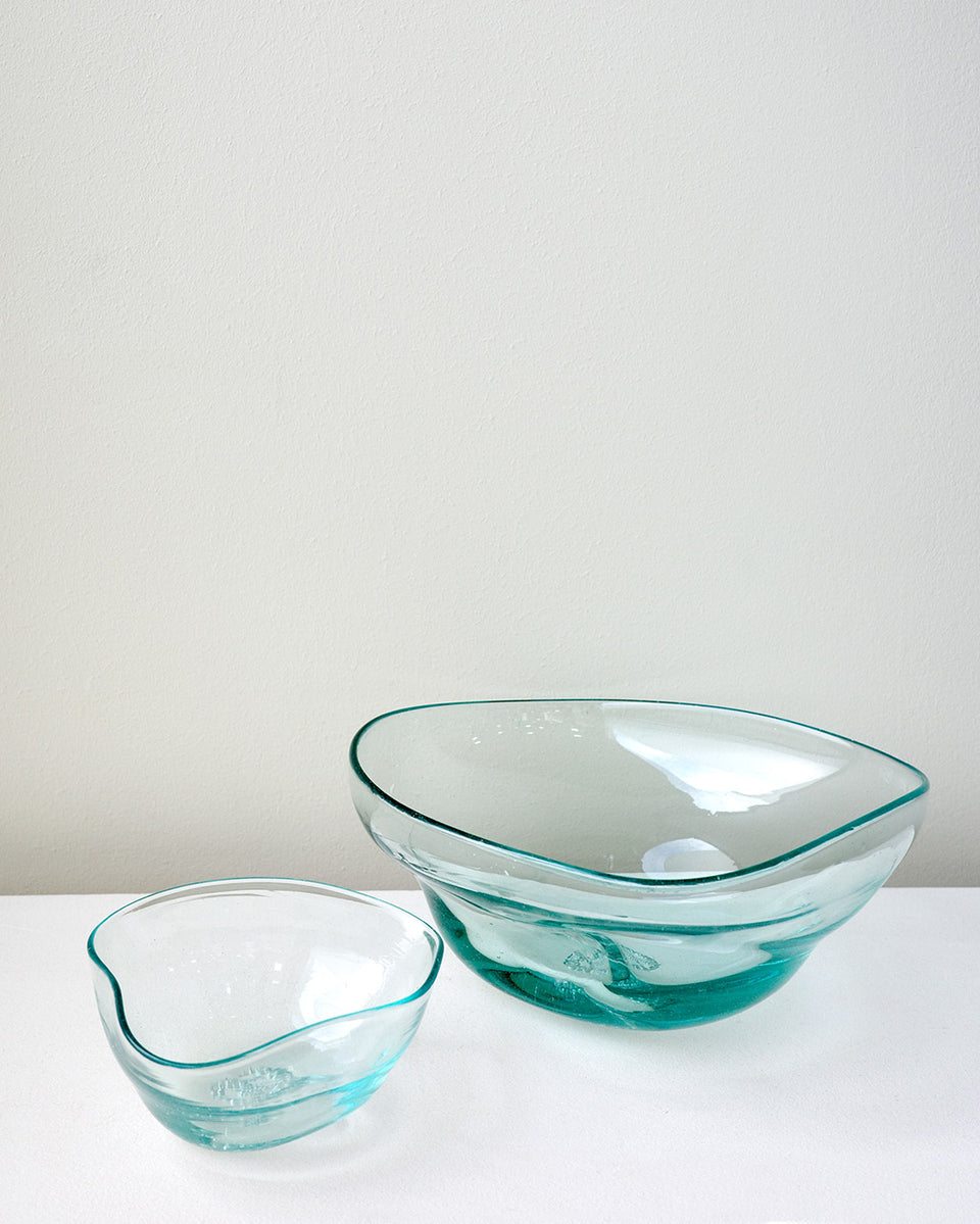 B126 - Petit Bol en Verre Recyclé Transparent