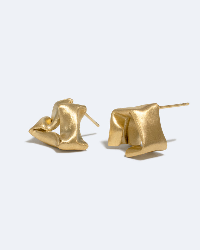 Everyone Wants to Rule the World - Recycled Gold Vermeil Earrings