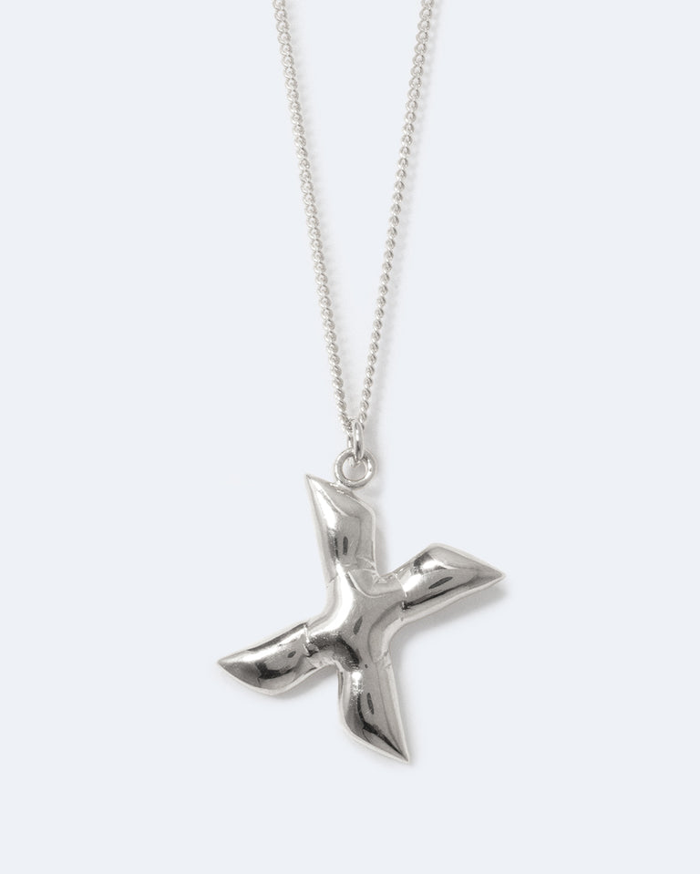 Classicworks™ X - Recycled Sterling Silver Necklace
