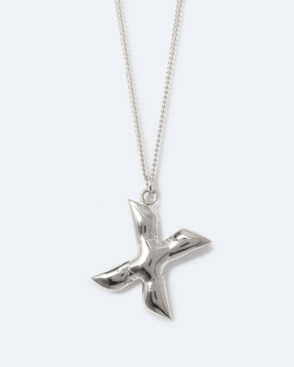 Classicworks™ X - Recycled Sterling Silver Necklace