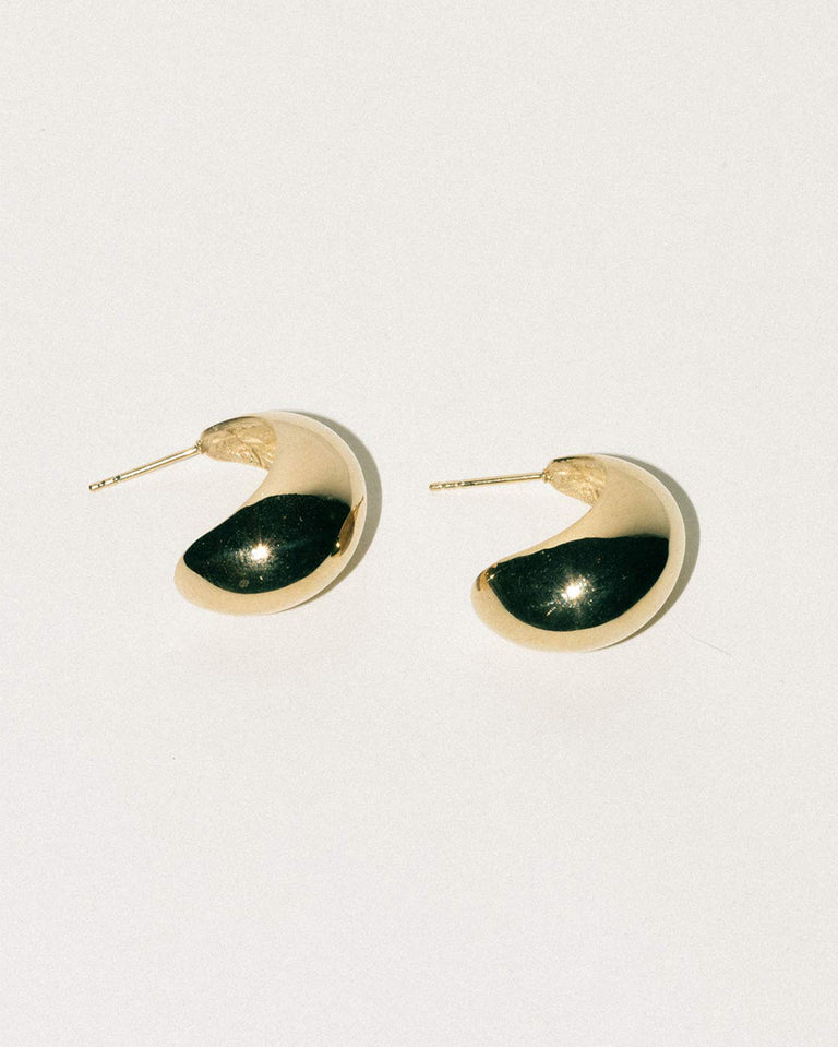 Curve - Boucles d'oreilles en vermeil recyclé