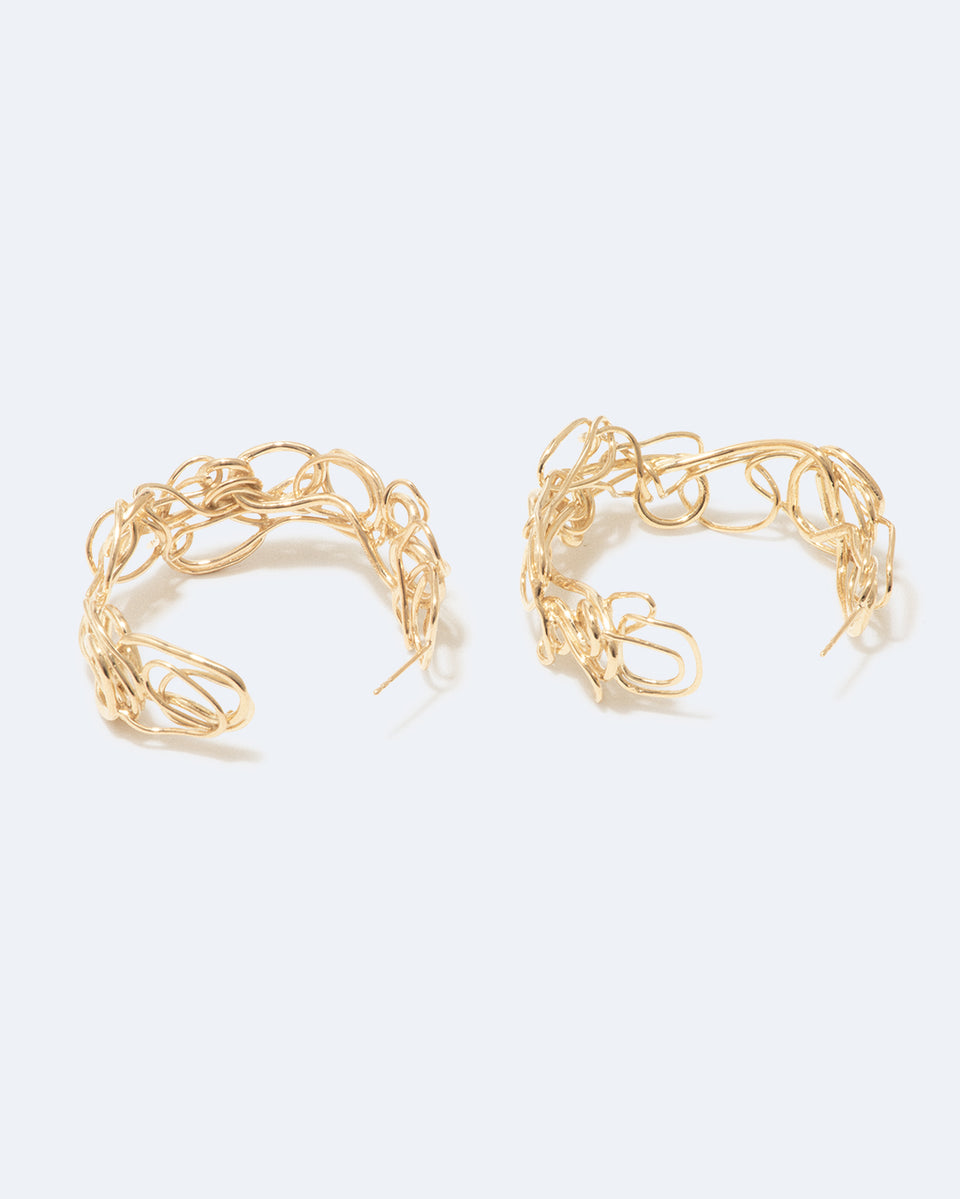 F38 - Boucles d'oreilles en vermeil