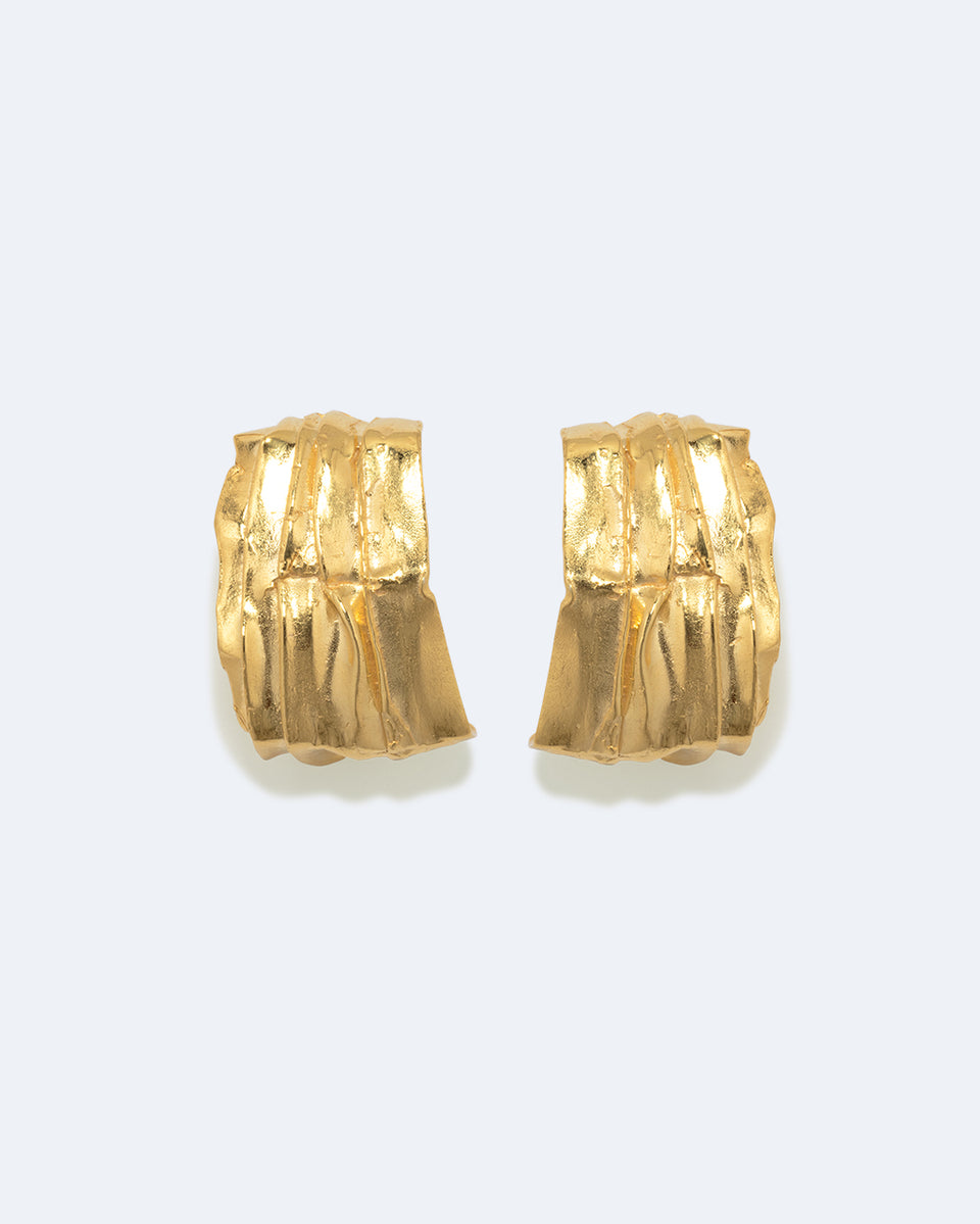 R2256 - Boucles d'oreilles plaquées or