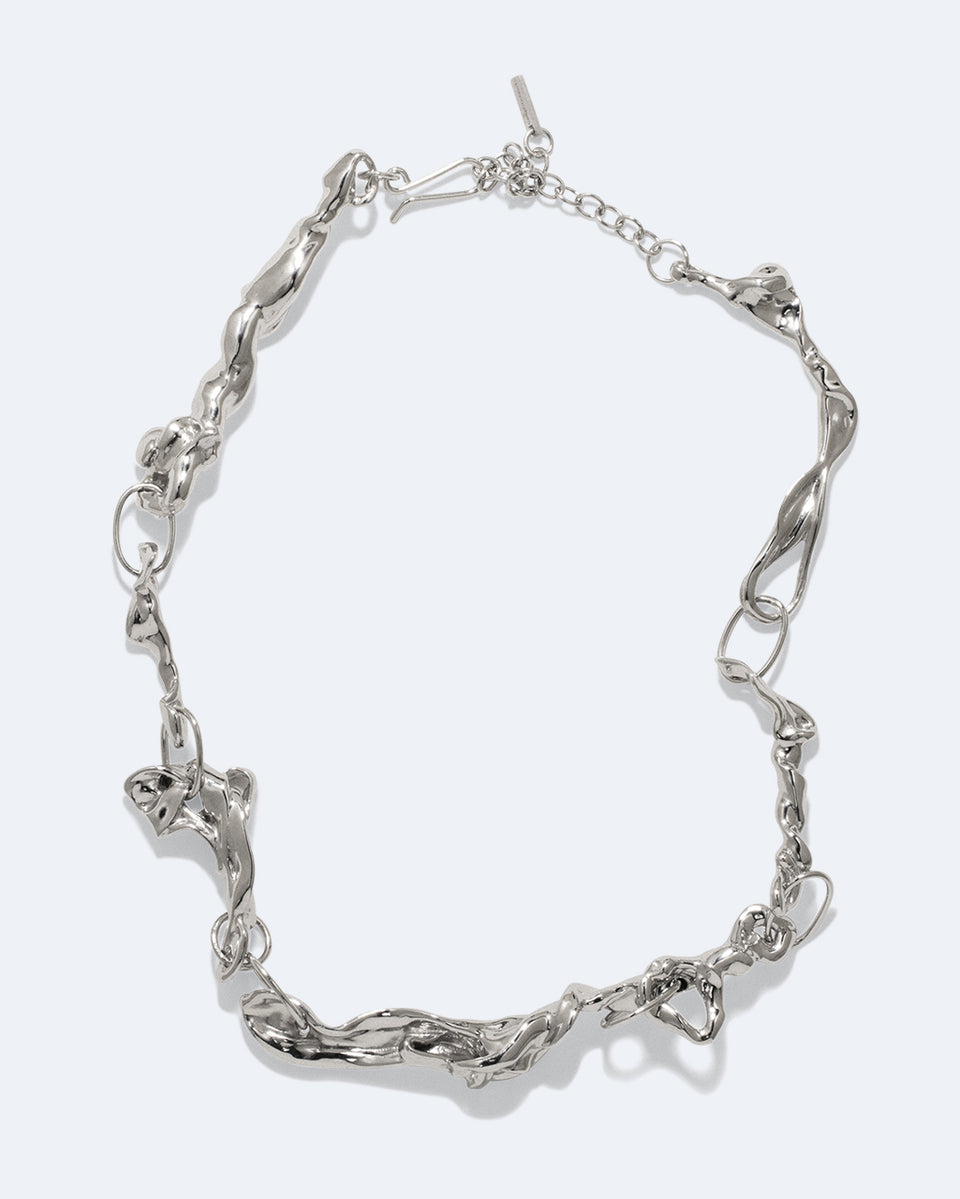 Trèfle - Collier Plaqué Rhodium