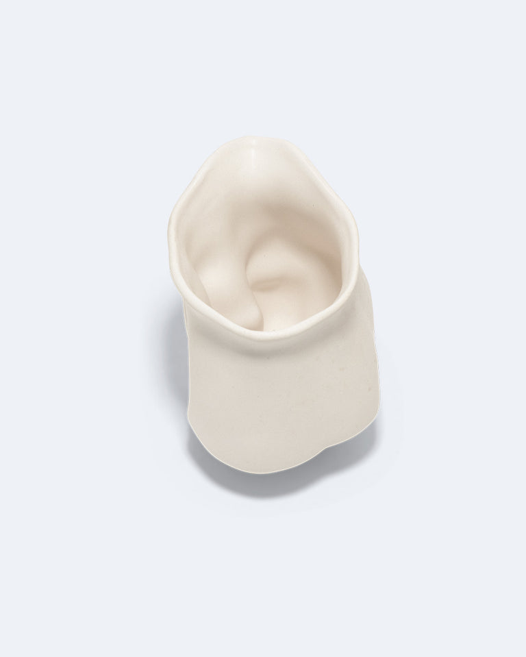 Pot à lait – Récipient blanc mat