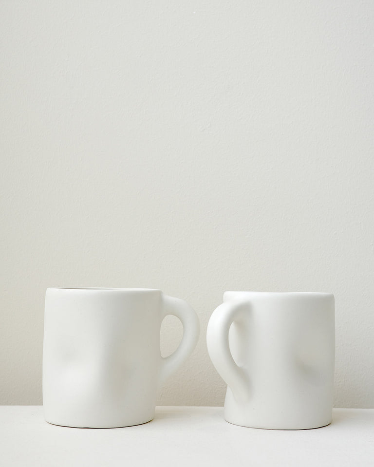 Bumpity Bump Bump - Mug in Matte White