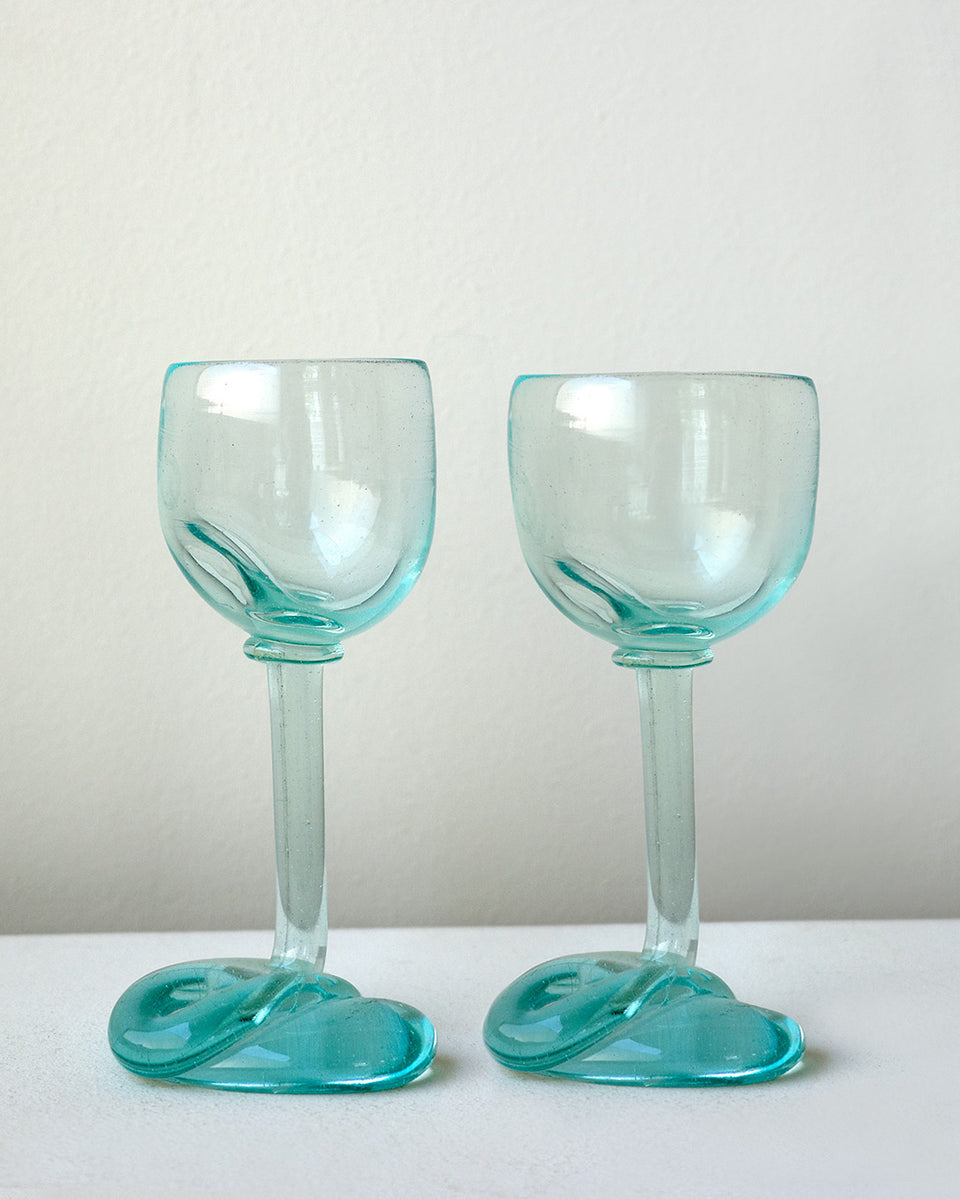 Thaw - Set of 2 Recycled Wine Glass in Clear