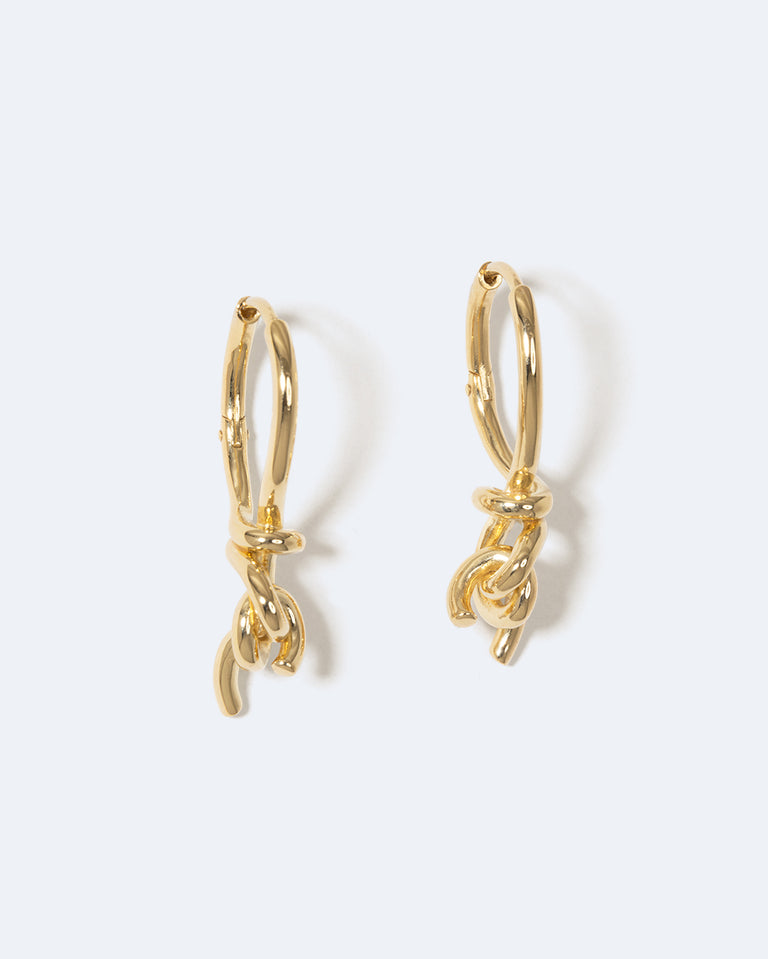 Boucles d'oreilles "Notsobig" Thread I - Vermeil en Or Recyclé