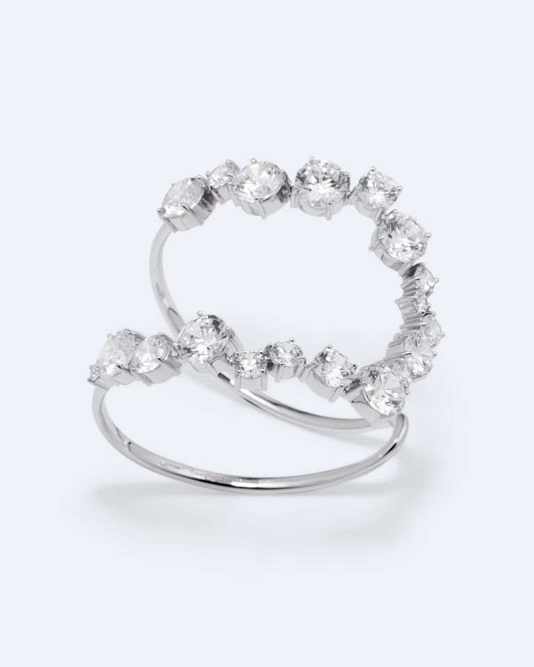 Mythe - Manchette plaquée de zircone et de rhodium