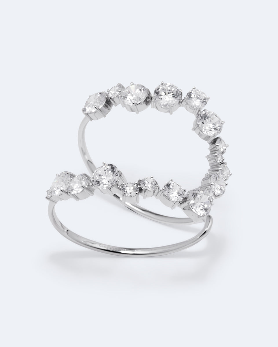 Mythe - Manchette plaquée de zircone et de rhodium
