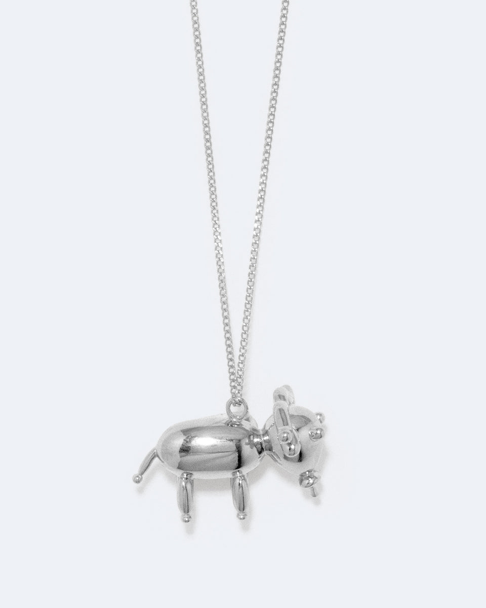 Pendentif plaqué platine - Ballon zodiaque Classicworks™ Taureau