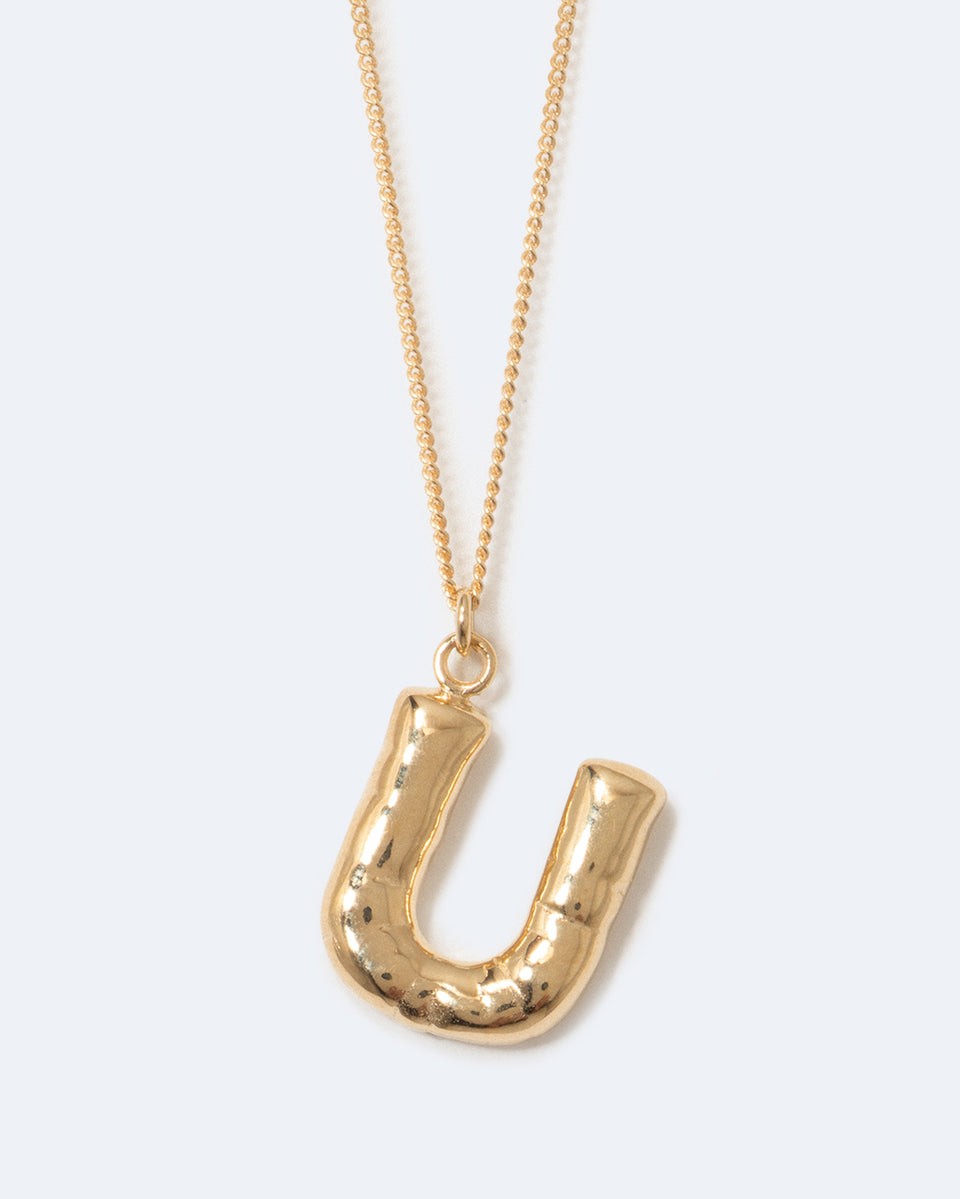 Classicworks™ U - Collier en vermeil or