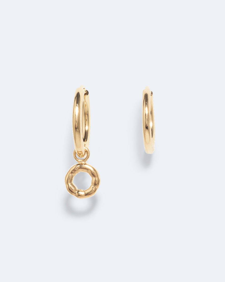 Classicworks™ O - Boucles d'oreilles en Vermeil d'Or Recyclé