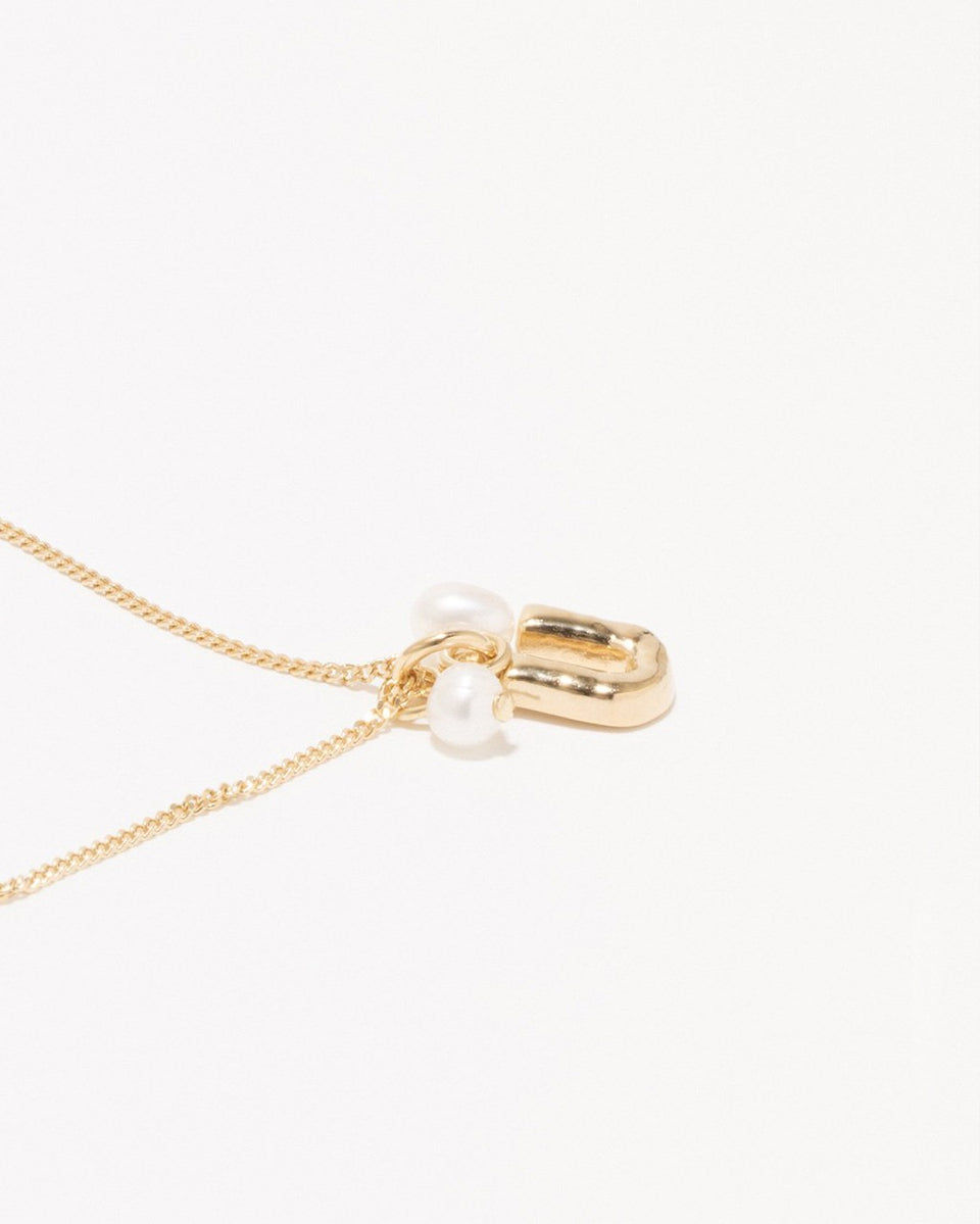 Classicworks™ U - Pearl and Recycled Gold Vermeil Bracelet